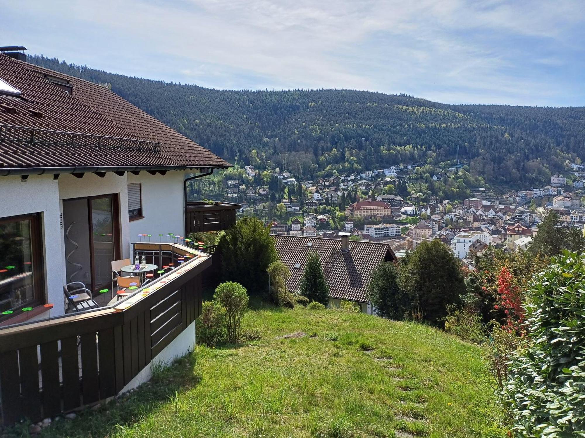 Ferienwohnung Panoramablick Bad Wildbad Eksteriør billede