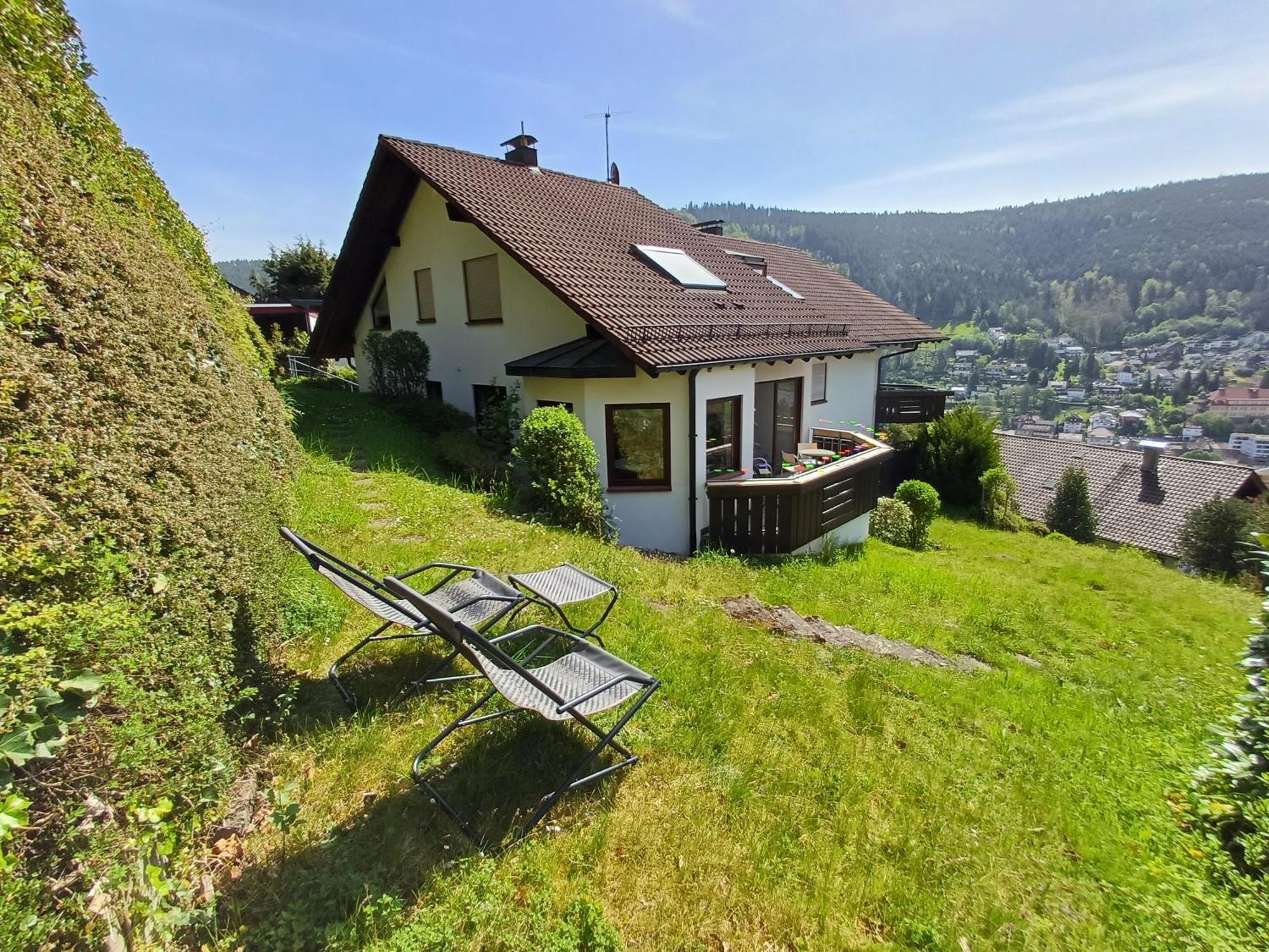 Ferienwohnung Panoramablick Bad Wildbad Eksteriør billede